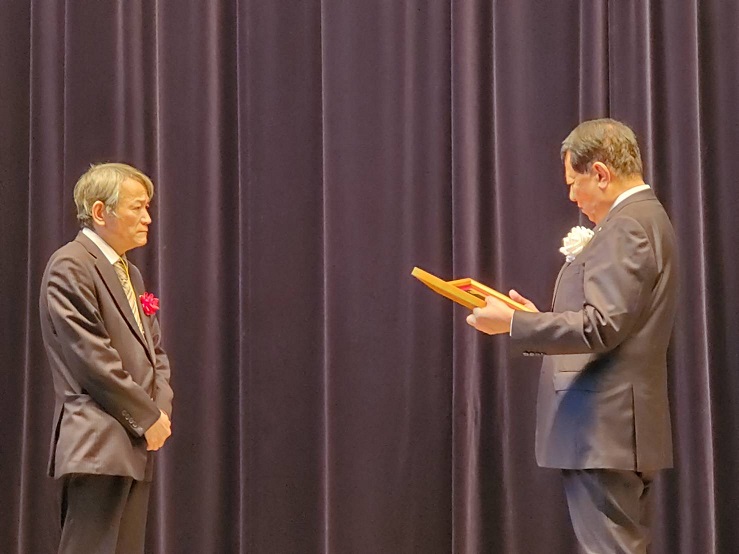 表彰式の写真